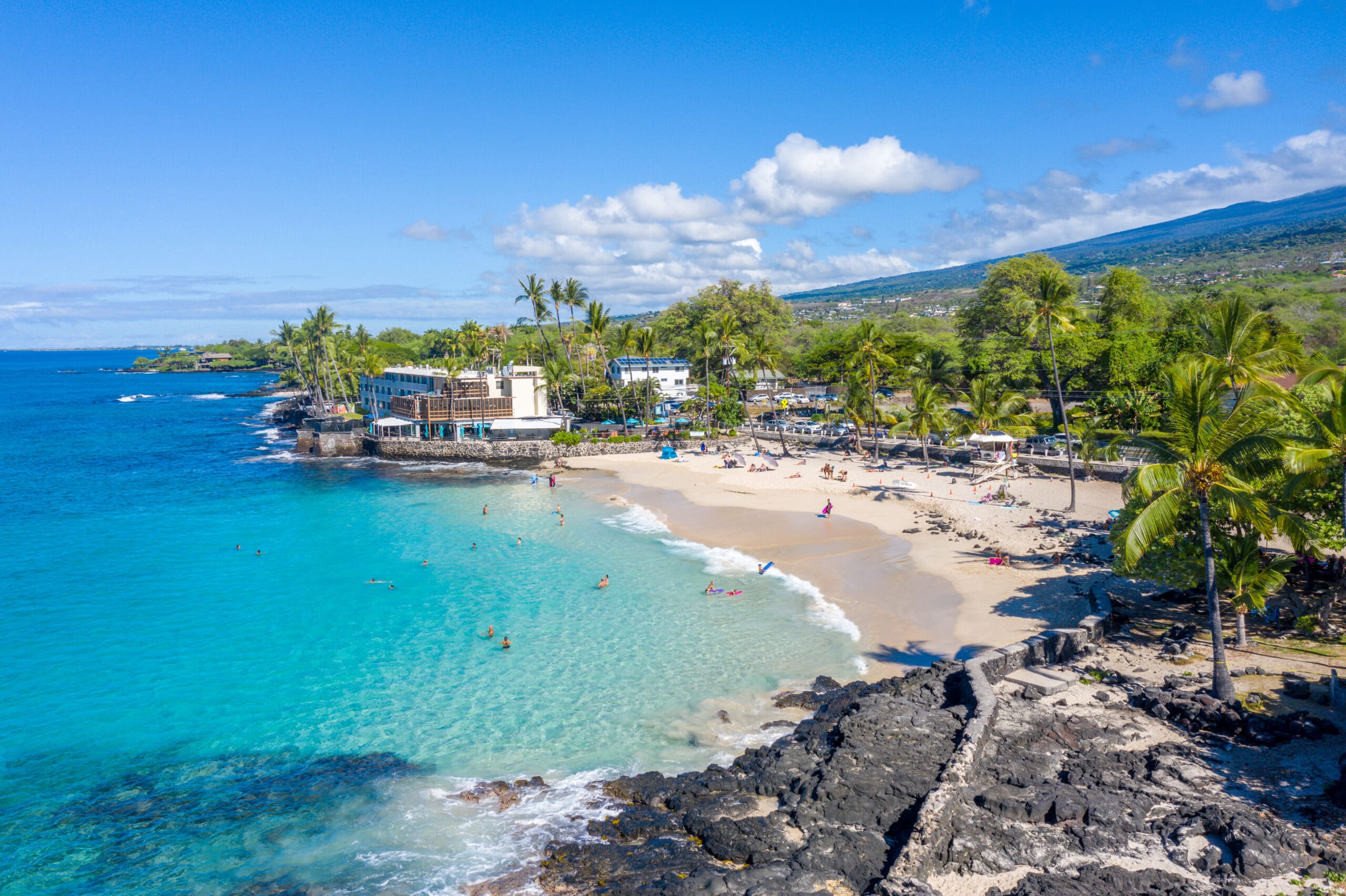 Magic Sands beach in Kailua-Kona